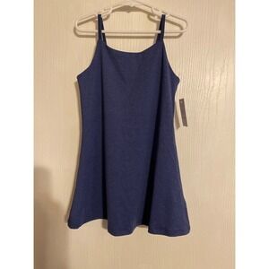 We Wander Girls Blue Active Dress with Built-in Shorts Size S 6-7 NWT